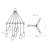 Liquid 9 - Light Satin Black Cluster Pendant-1702091411