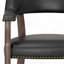 Gorman Dining And Game Chair In Walnut With Faux Leather-1449716805
