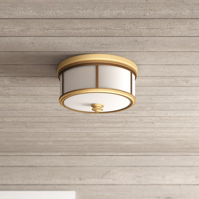 Everlee 2 Light Glass Flush Mount