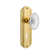 Deco Plate with Decorative Keyhole and Crystal Victorian Knob