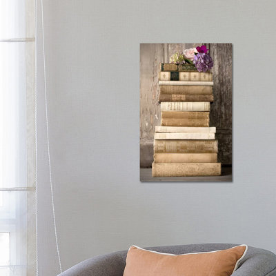 Books II by Symposium Design - Wrapped Canvas Print
