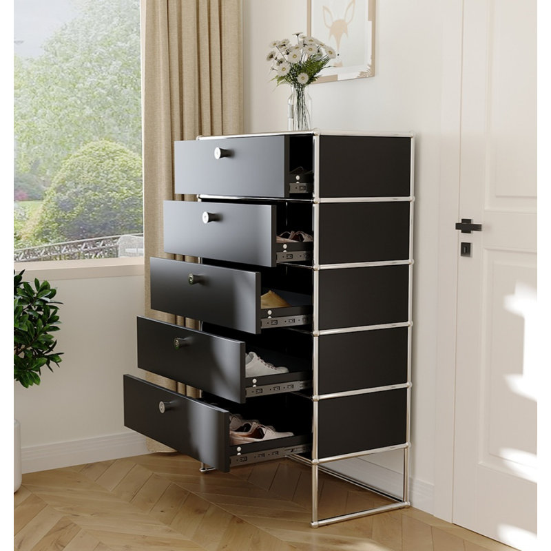 Commode décorative, Noir
