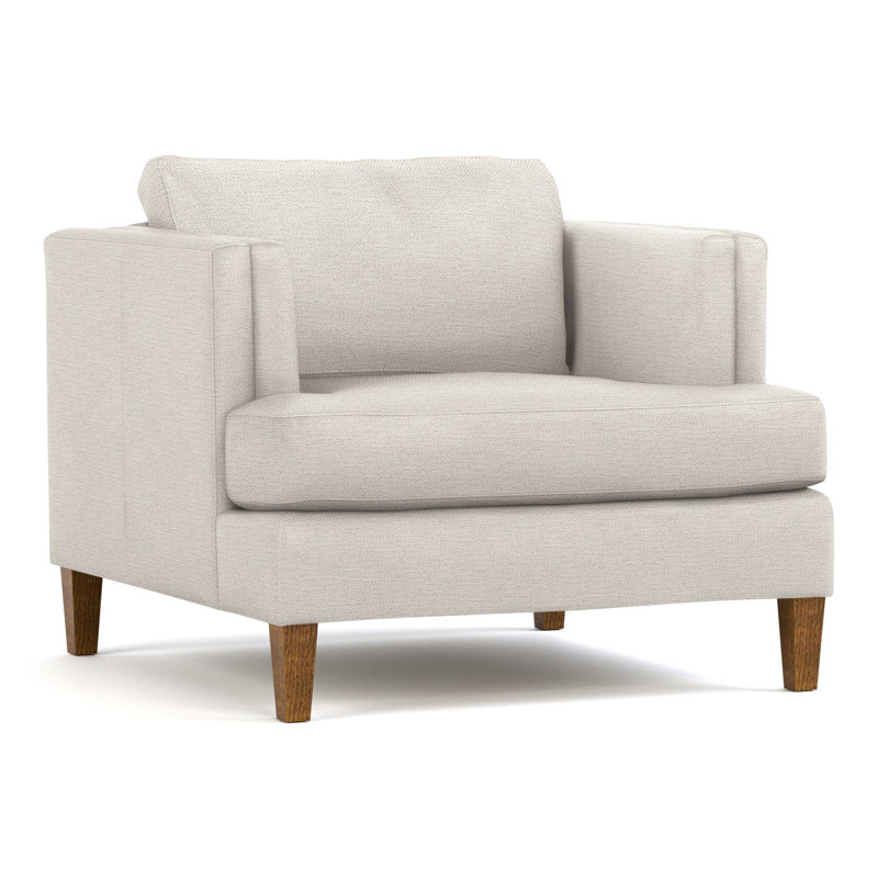 Fauteuil tuxedo avec accoudoirs Surrey Hills, Perigold ‑ perle Page