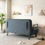 Chaise convertible polyvalente avec dossier réglable et structure en fer robuste pour la maison et le bureau