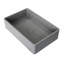Vasque à poser rectangulaire moderne de 50,8 cm (19,99 pouces) en béton gris, aux couleurs vives et facile à nettoyer, esthétique pour la rénovation de salle de bain.