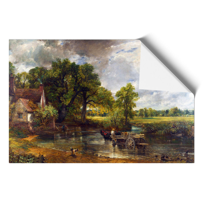 The Hay Wain by John Constable - No Frame Painting, 42cm H x 59cm W x 0.1cm D