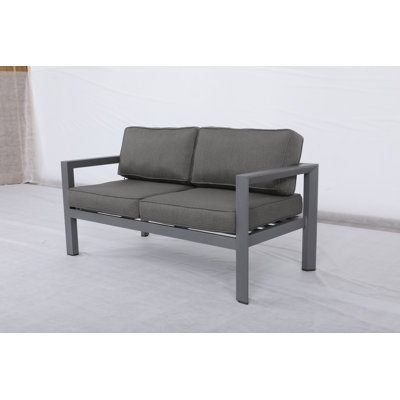 Causeuse de patio avec coussins Abygayle