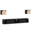 Unfinished Floating Entertainment Centre for TVs up to 88"-1855496108