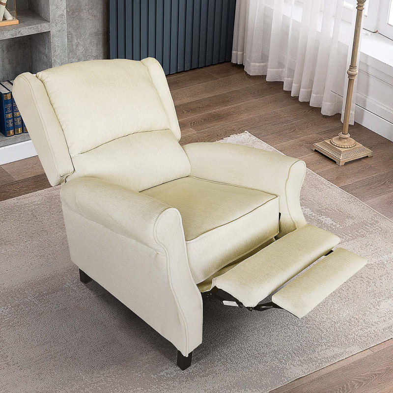 Fauteuil inclinable Connie, Coton jaune