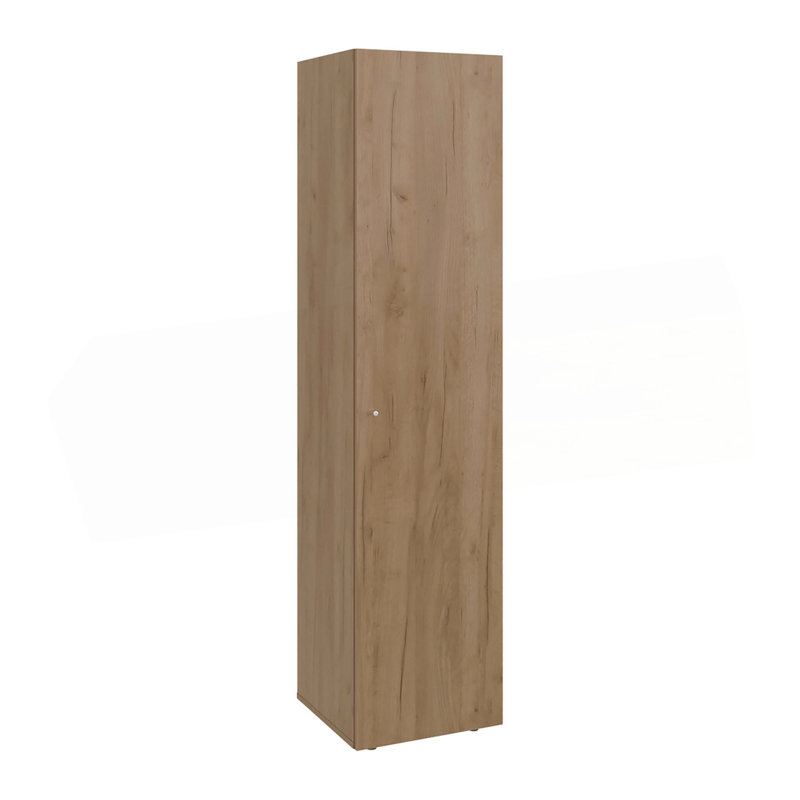 Armoire de rangement 4 tablettes, Chêne