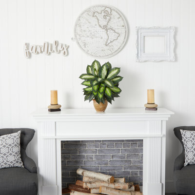 18'' Faux Foliage Plant in Ceramic Pot