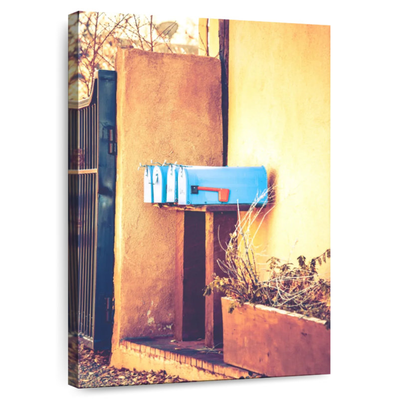 Lilie Blue Mailboxes, 30" H x 20" W