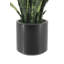 40" Artificial Snake Plant in Black Pot