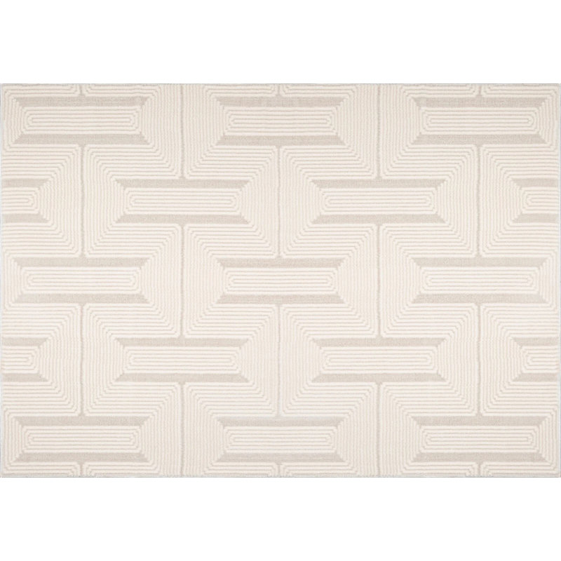 Solid Colour Area Rug, Rectangle 160 x 230 cm