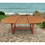 Sun Flair 4 - Person Wood Patio Dining Set with Oval Table