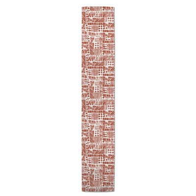 Harvir Aztec Tribal Stamp Table Runner