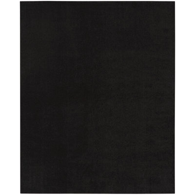 Nourison Essentials Black Indoor/Outdoor Area Rug
