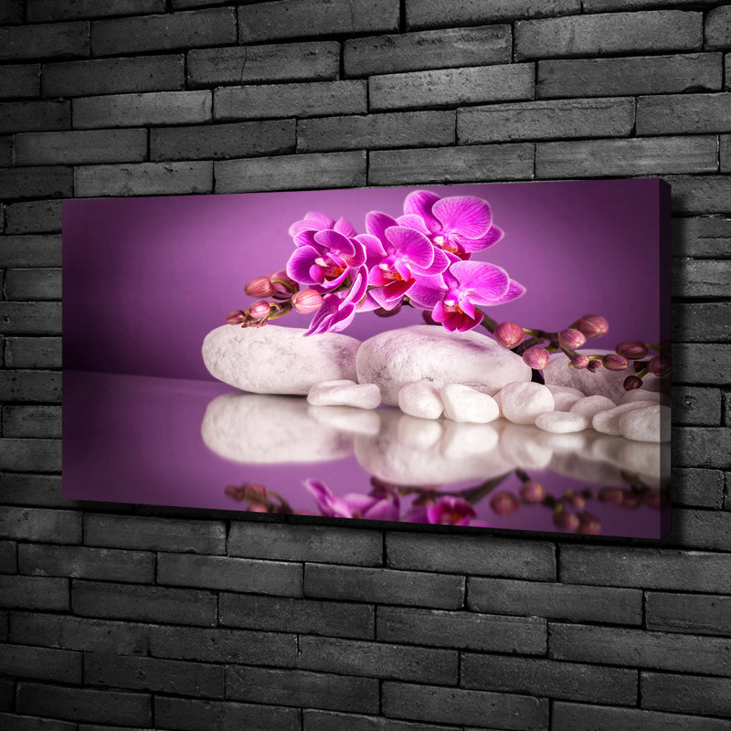 Pink Orchid - Wrapped Canvas Print