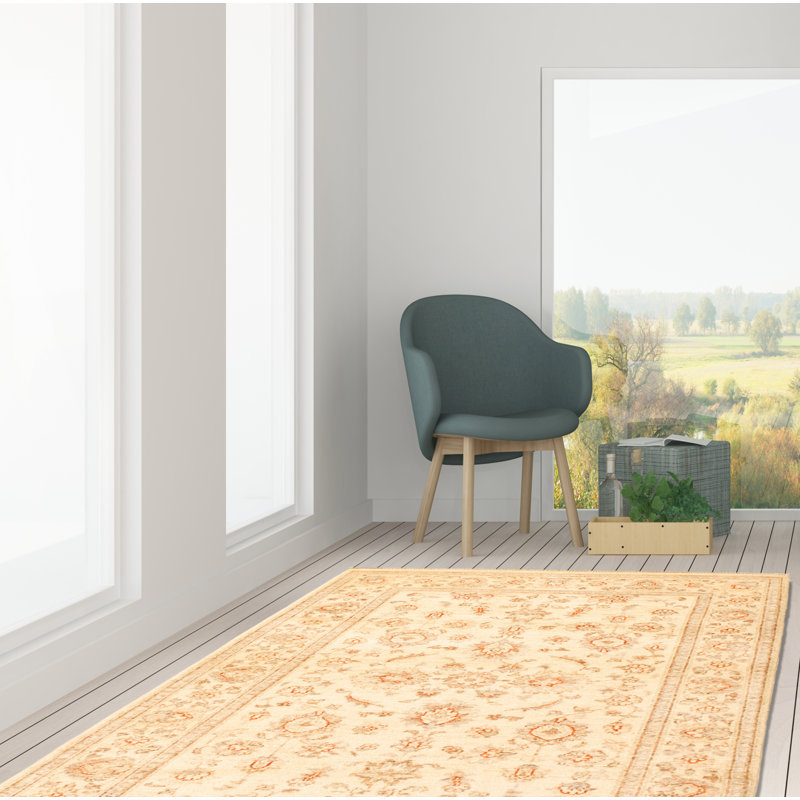 Tapis décoratif en laine noué à la main de conception unique noué à la main New Age 3 pi 11 po x 5 pi 10 po