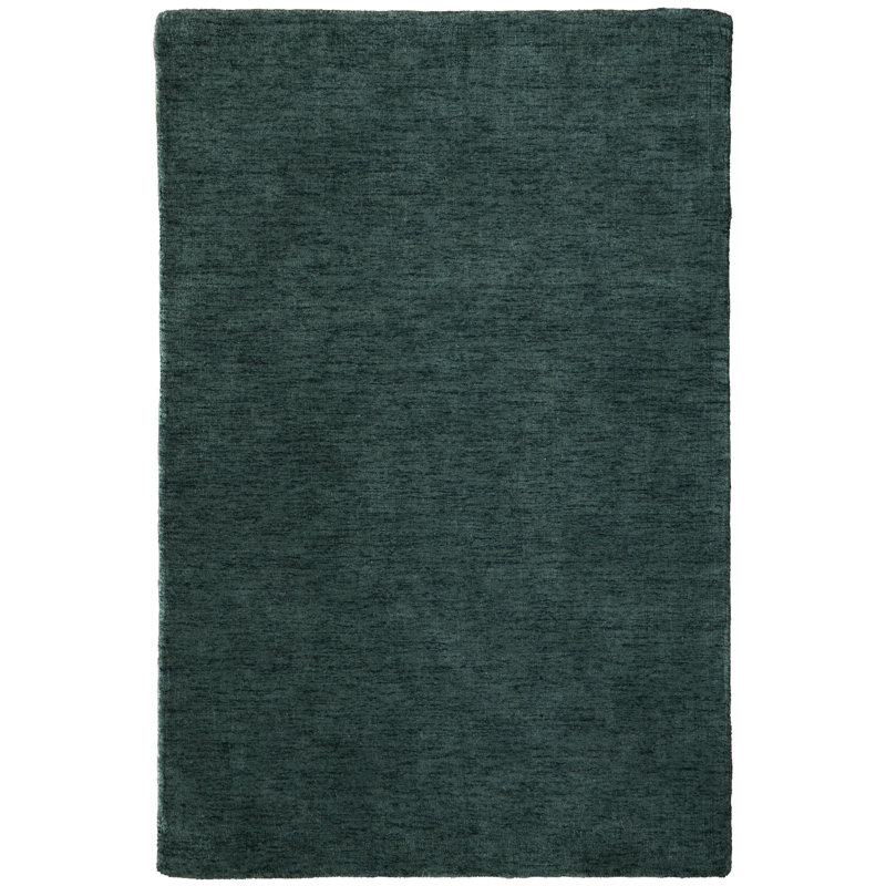 Alham Modern Solid, Green, Rectangle 8' x 11'