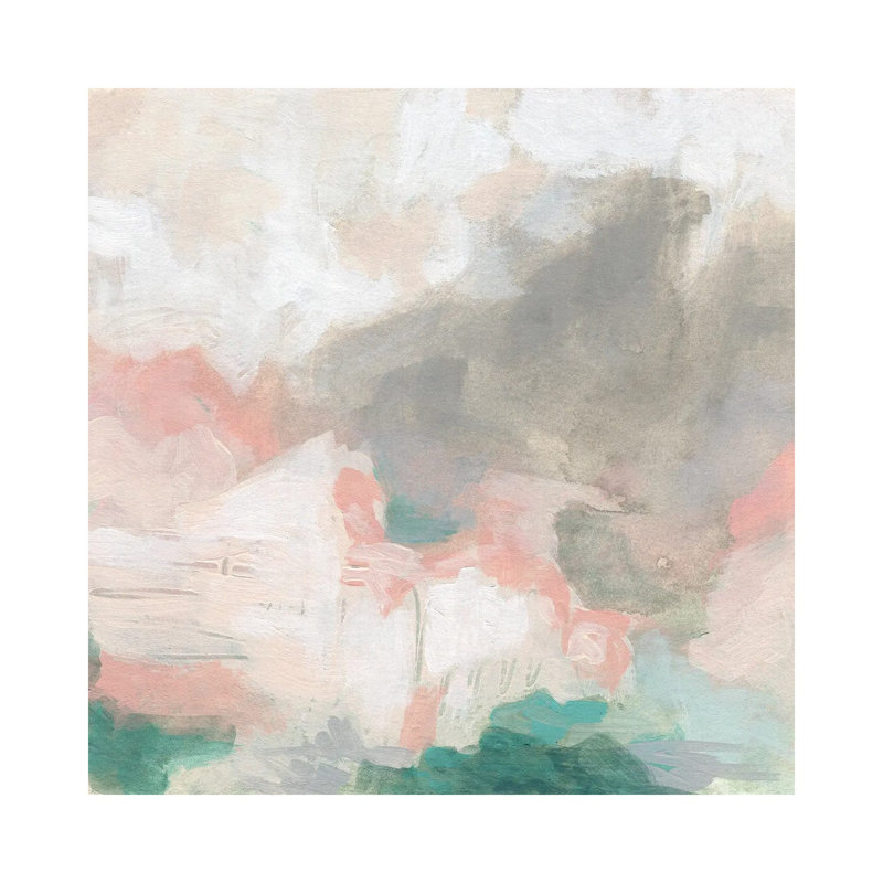 Sunset Clouds I by June Erica Vess - Wrapped Canvas Painting, 30.48 cm H x 30.48 cm W