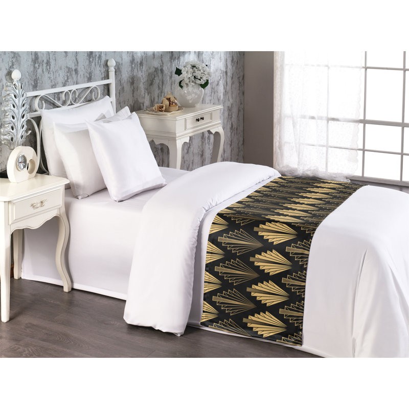 Foulard de lit Ambesonne Art Deco, Lit simple