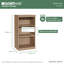 Tour de rangement modulaire avec tablettes supérieures-116489404