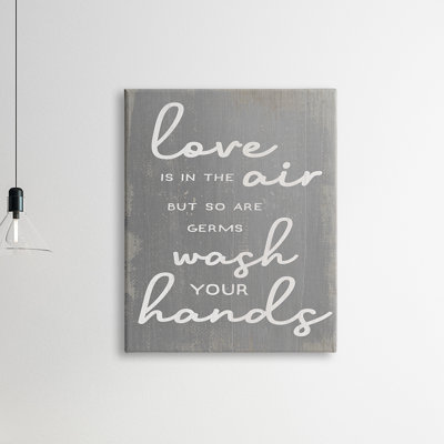Art textuel sur toile tendue