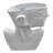 Khennedi Handmade Aluminum Face Table Vase-558546386