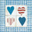 «Americana Hearts» par David Carter Brown - peinture sur toile tendue-1807490474-1830578410-1830578416