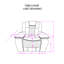 Fauteuil inclinable électrique gris avec DEL