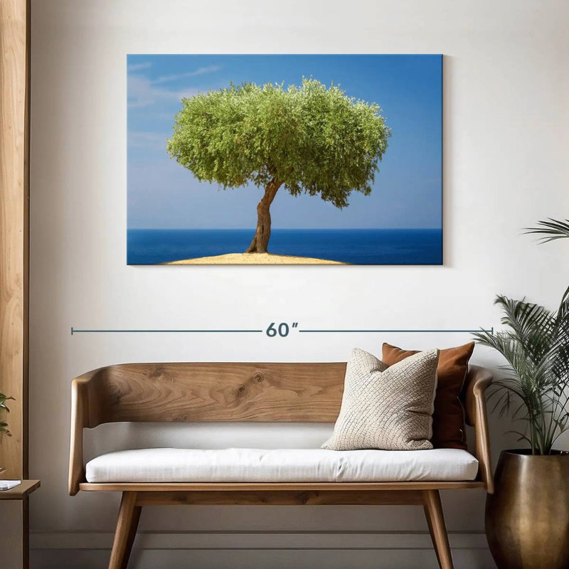Harnek Single Olive Tree, 30" H x 45" W