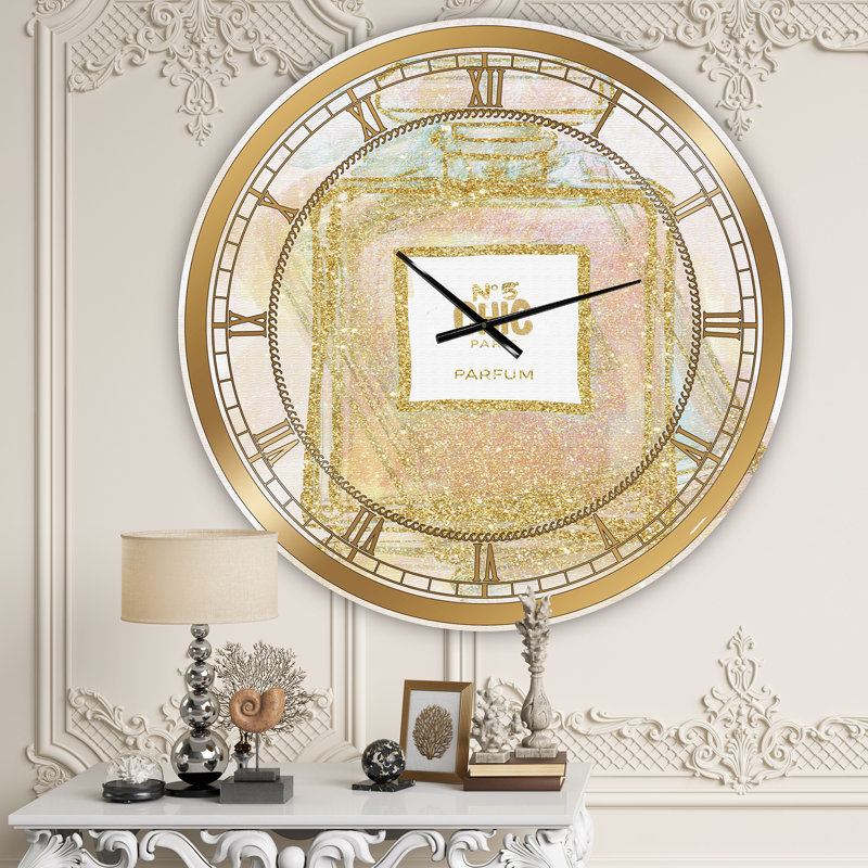 Horloge murale Chic Nr 5 Paris Parfum I, Moyen