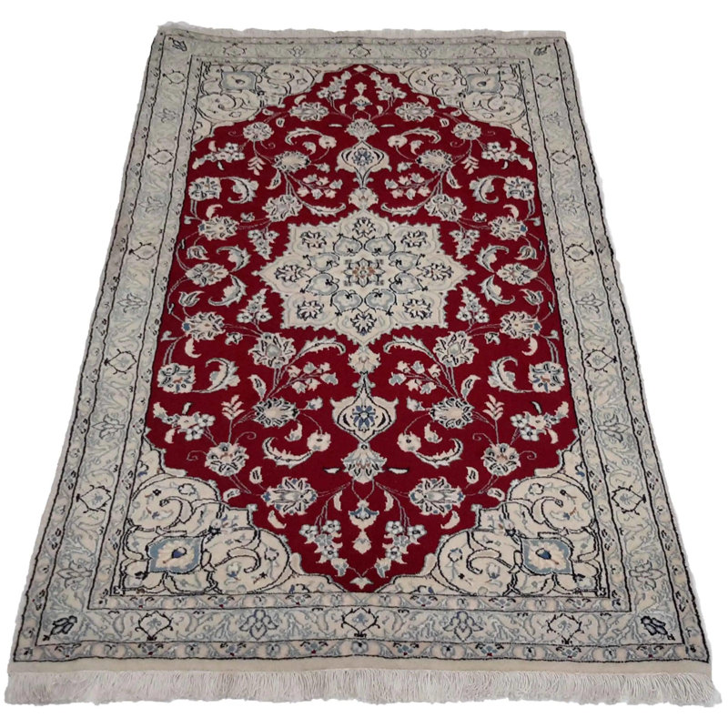 Nishtha Oriental Area Rug in Red