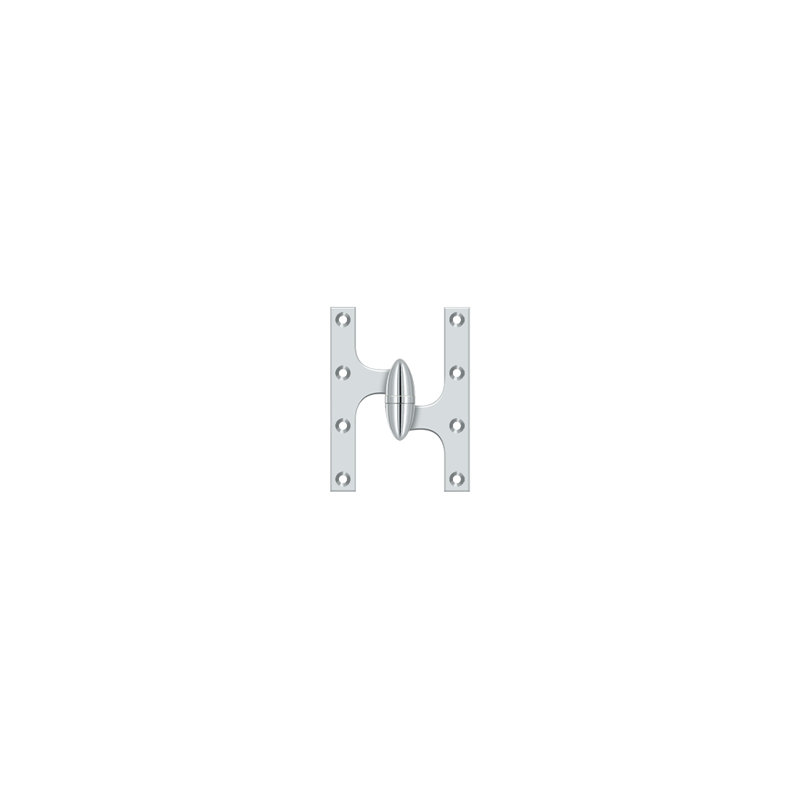 Hinge, Polished Chrome, Right Hand