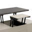 Ensemble de 5 tables basses avec rangement et repose-pieds Kanette -1652531060-1652531061