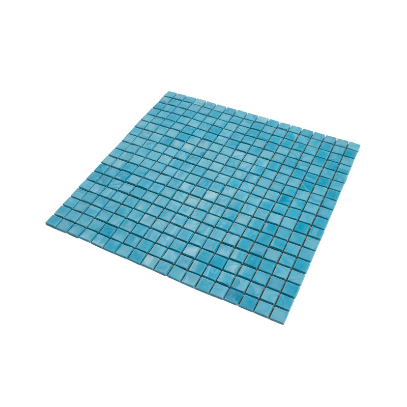 Skosh 0.6" x 0.6" Glass Grid Mosaic Wall & Floor Tile