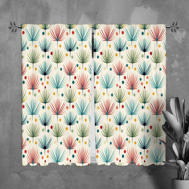 Thure Polyester Room Darkening Curtain Pair, L 20 po x L 61 po
