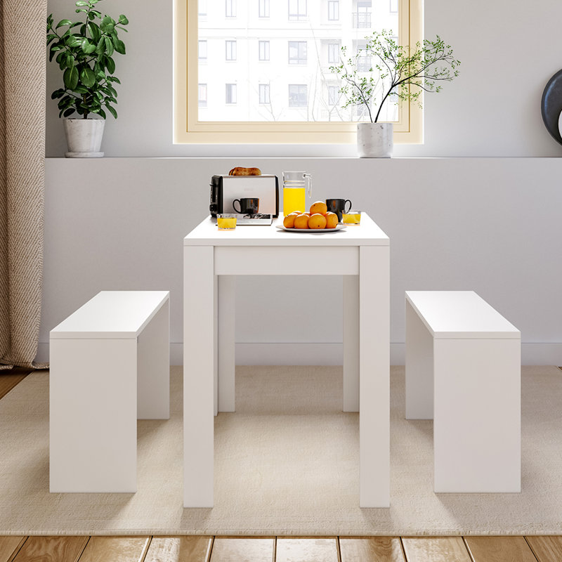2 - Person Dining Set, White