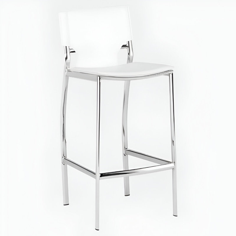Venice Counter Stool (26"), White