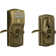Accent Keypad Lever with Camelot Trim