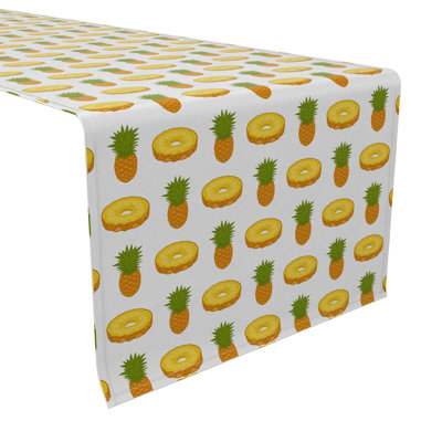 Rectangular Cotton Twill Table Runner