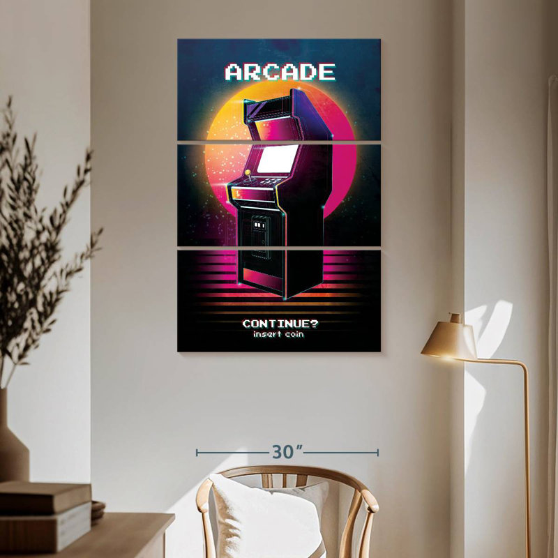 Keiraleigh Arcade Machine, 65" H x 42" W