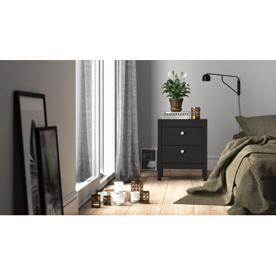 Besiana 43.6 cm W Bedside Table