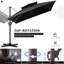 153' X 116' Rectangular Cantilever Umbrella with Weighted Base-1734484199