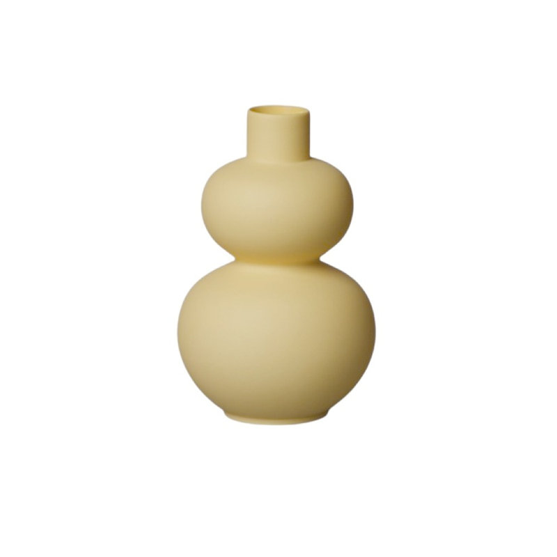 Matte Porcelain Mini Double Lobed Vase