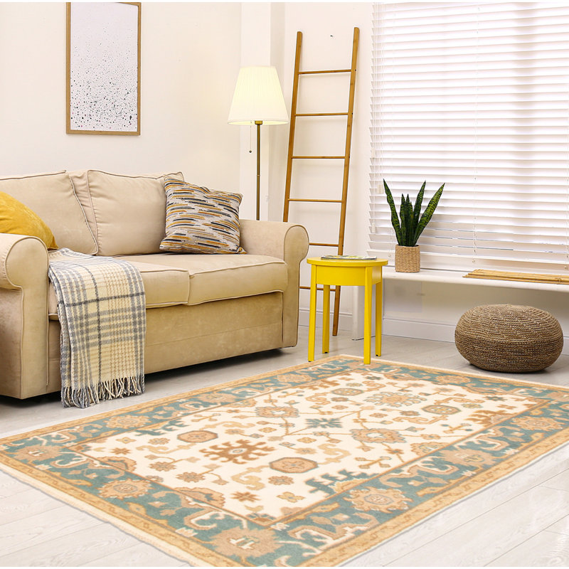 Tapis oriental en laine noué à la main Crutcher
