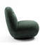 Fauteuil d'appoint pivotant de luxe moderne, fauteuil fleur de glace à dossier serré-915656204