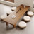 Brown Solid Wood Rectangular Coffee Table-108974048