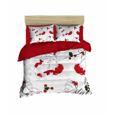 Bruton Polyester No Pattern Duvet Cover Set with Pillowcases Included